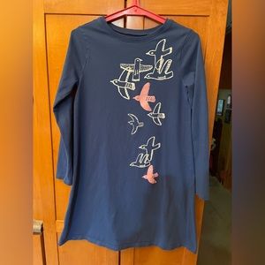 Tea Collection navy blue dress. Size 14.